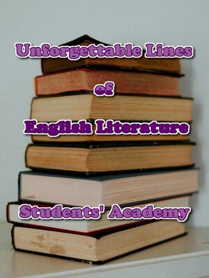 cover image of Unforgettable Lines of English Literature